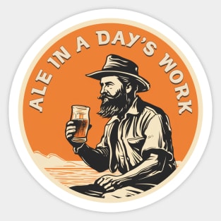 Beer Vintage Funny Sticker